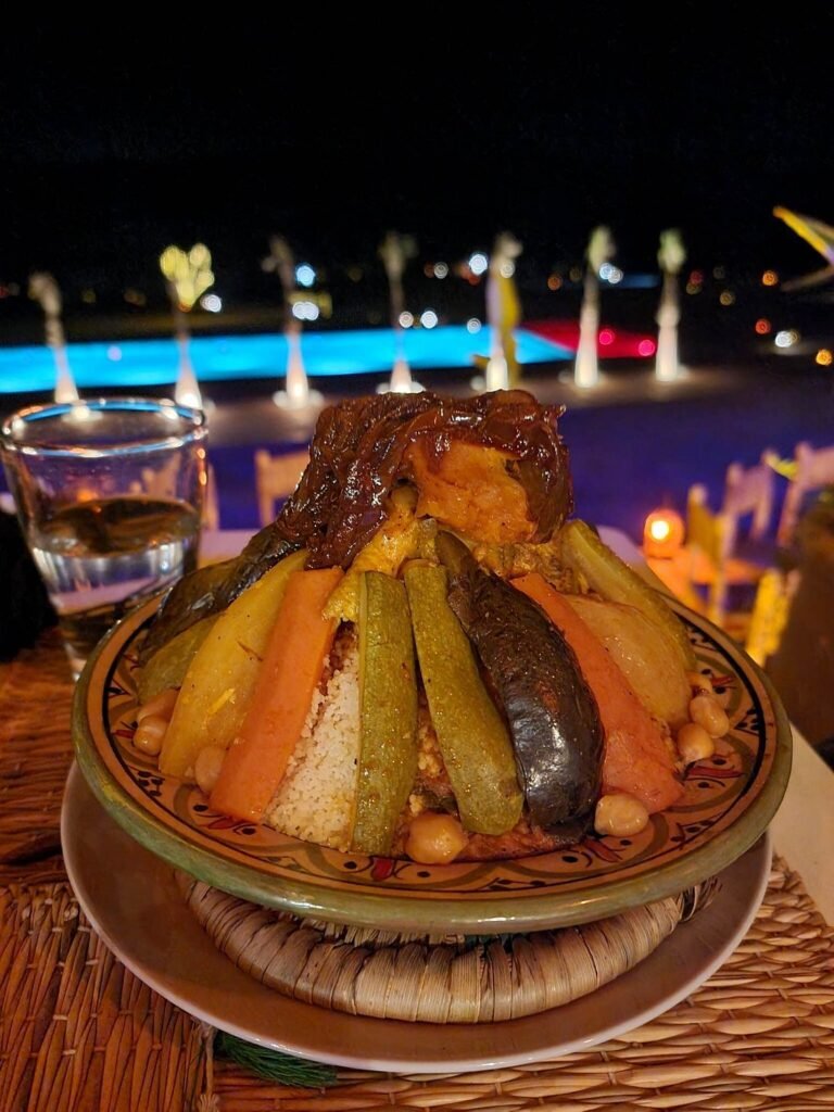 Couscous agafay desert camp marrakech