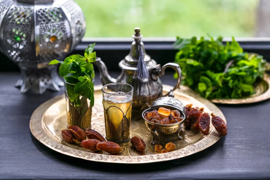 Moroccan Mint Tea agafay desert camp marrakech