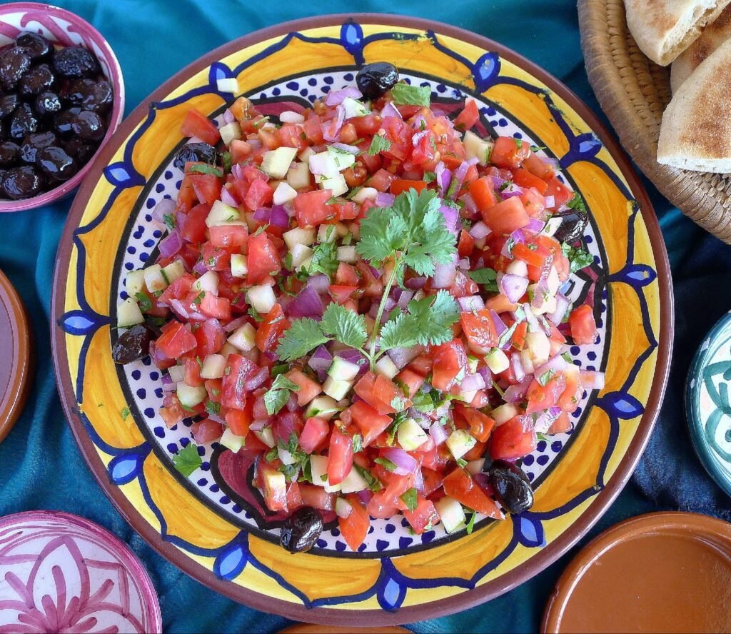 Moroccan salads agafay desert marrakech