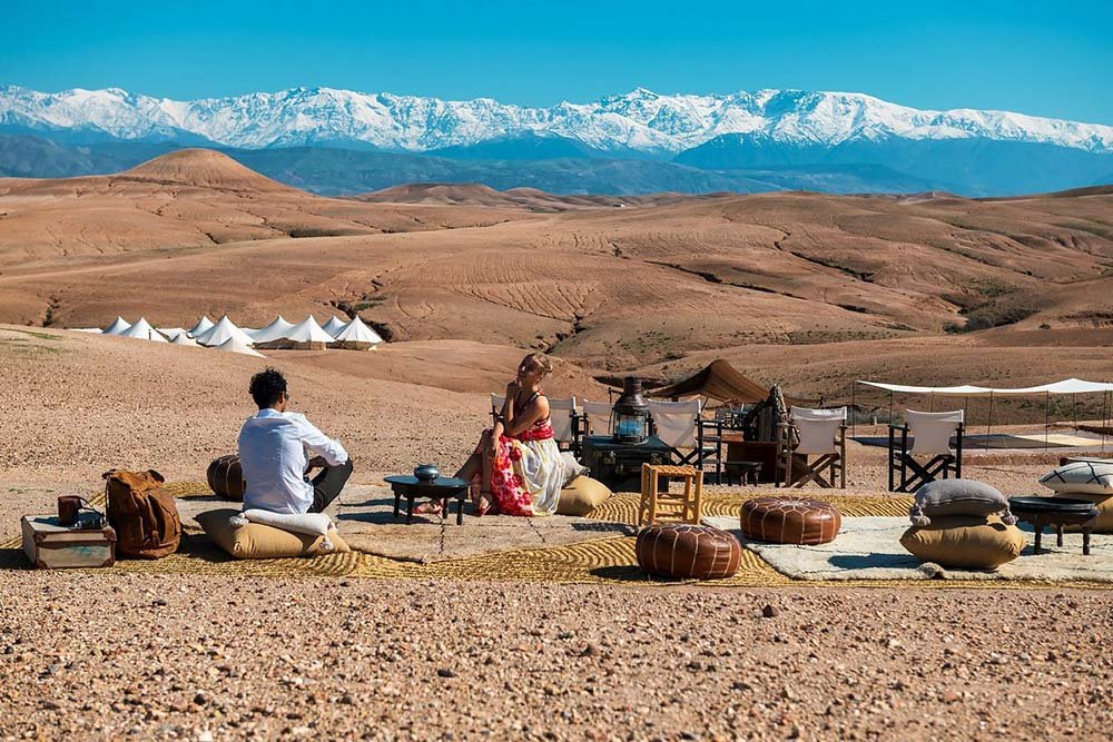Relaxation agafay desert camp